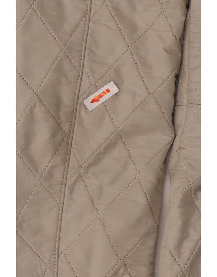 Barbour Damen Steppjacke UK 8 Small Off White Polyamid