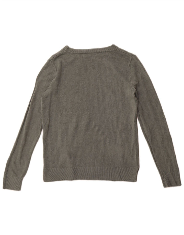 Marks & Spencer Damen-Pullover mit U-Boot-Ausschnitt, Gr. 10, Small Khaki