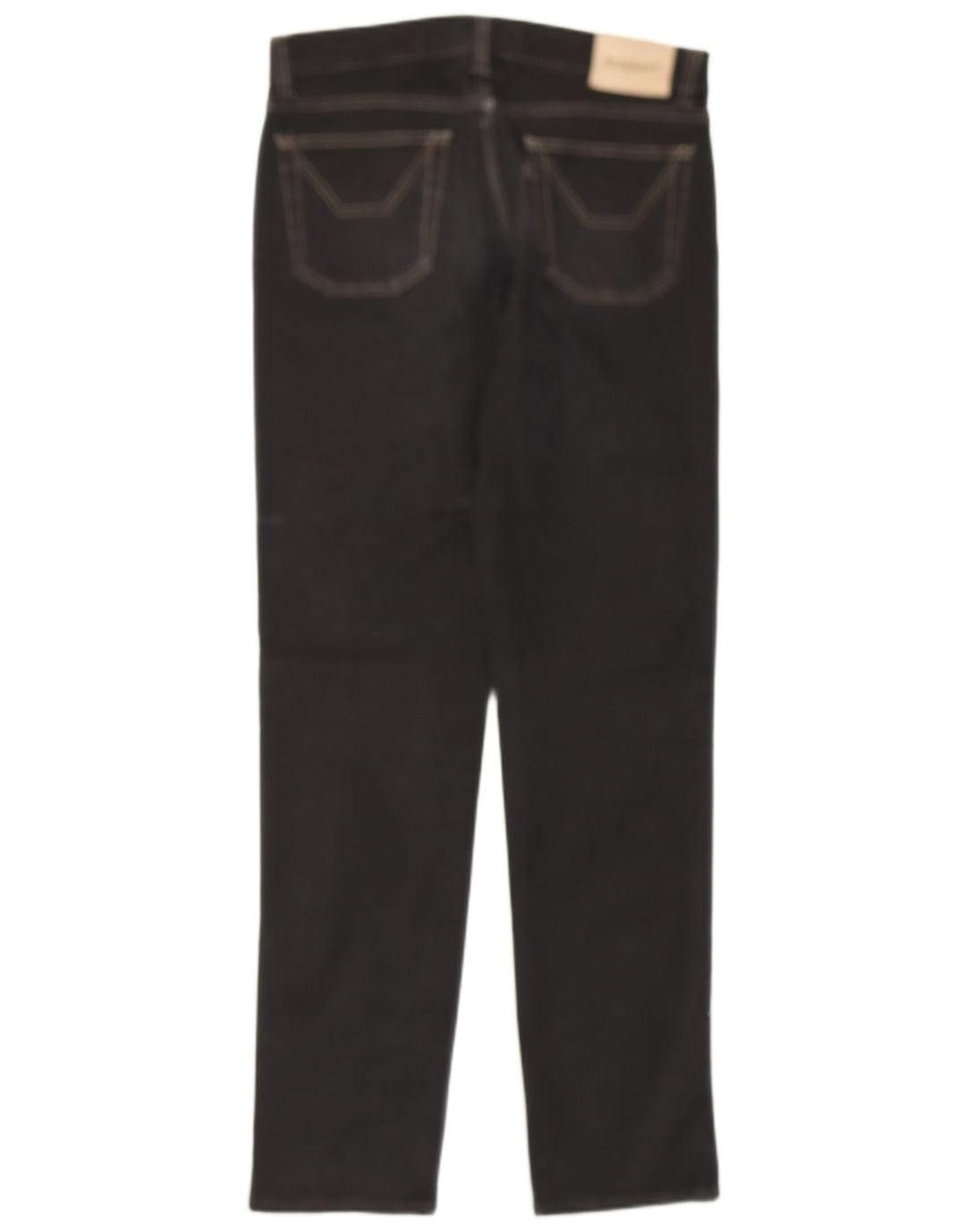 JECKERSON Herren Straight Jeans W31 L32 Schwarze Baumwolle