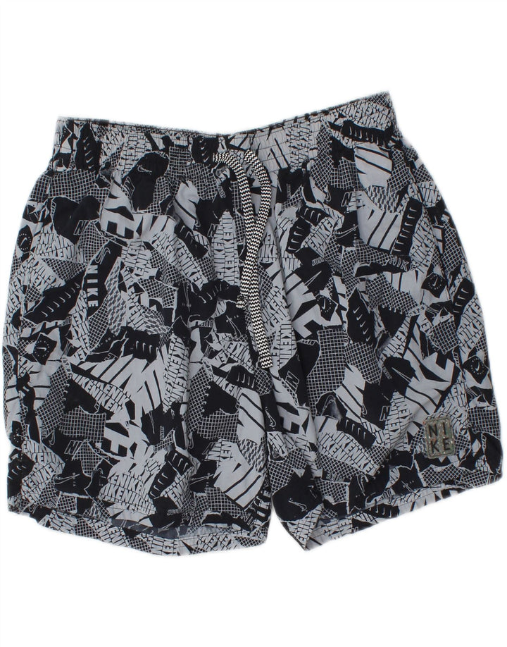 Nike Herren Graphic Sport Shorts Medium Schwarz Polyamid