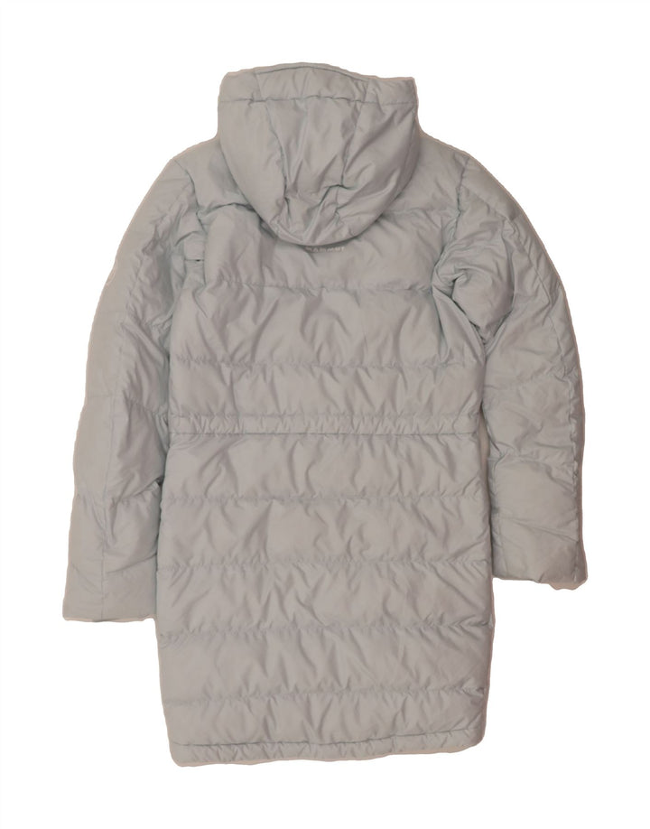 MAMMUT Womens Hooded Padded Coat UK 6 XS Blue Polyester Vintage Mammut and Second-Hand Mammut from Messina Hembry 