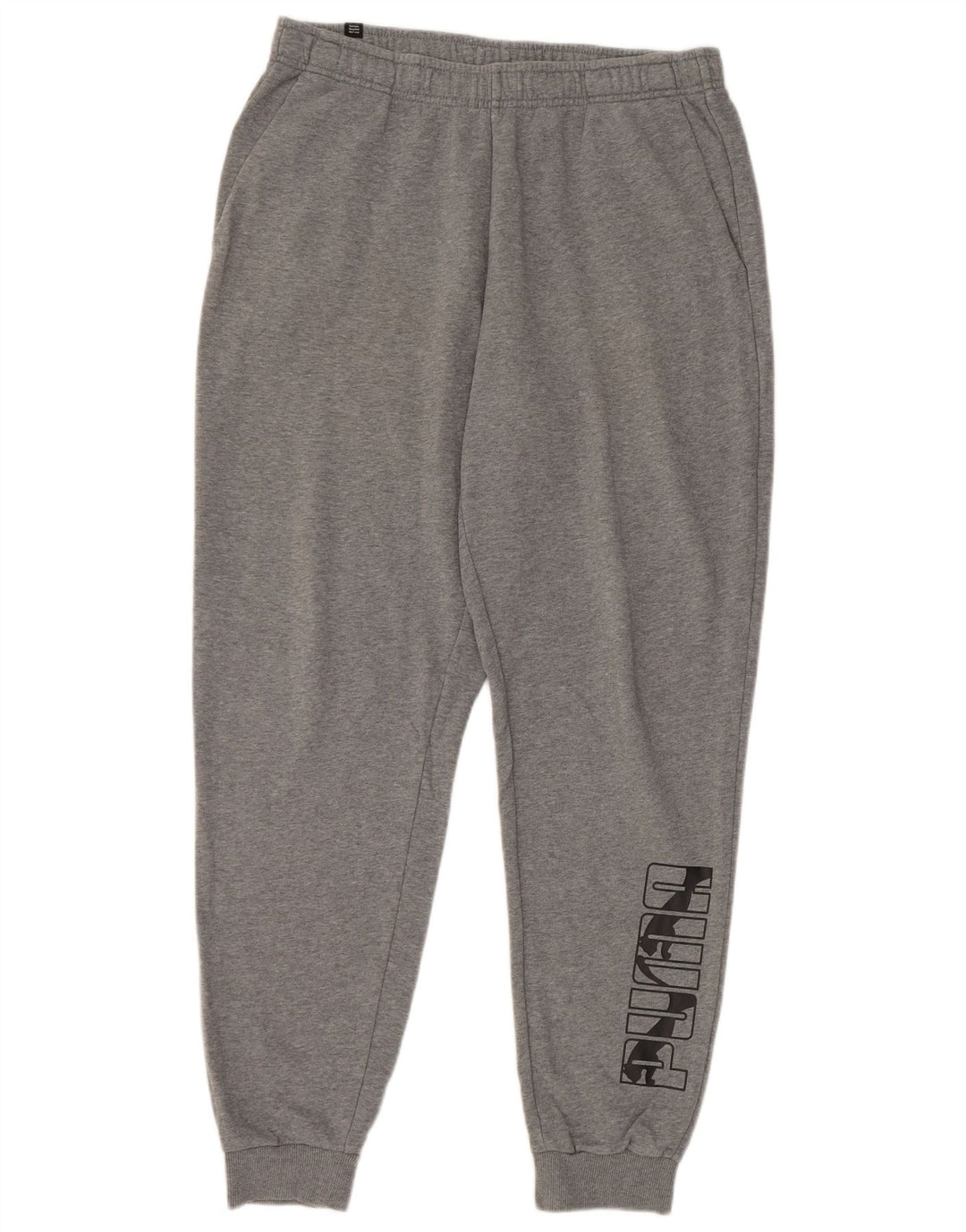 Puma Herren-Trainingshose mit Grafik, Größe L, Grau