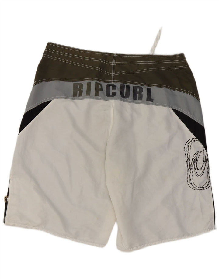 Rip Curl Herren-Badeshorts XL Khaki Colourblock Polyester