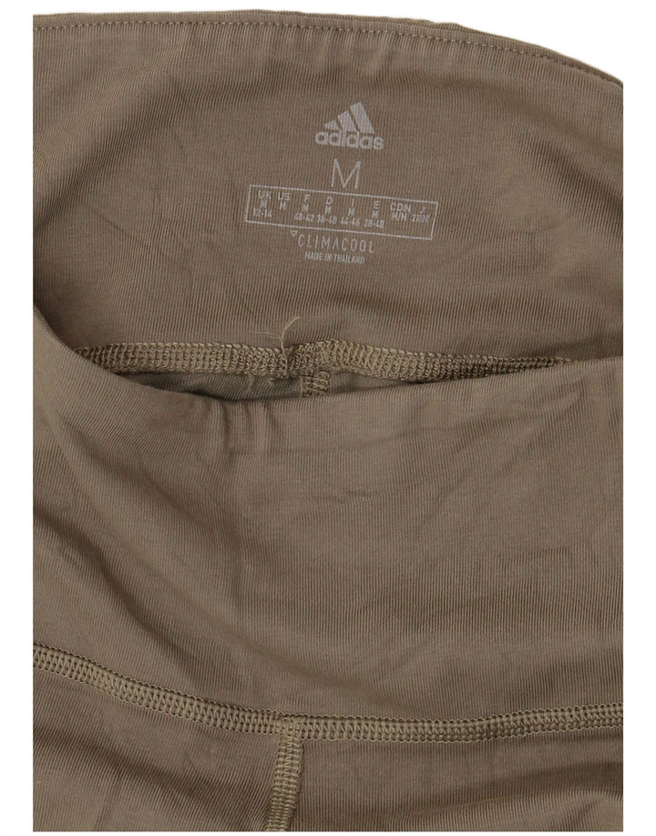 Adidas Damen Climacool Leggings UK 12/14 Medium Khaki