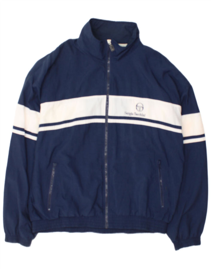 Sergio Tacchini Herren-Trainingsanzug-Oberteiljacke IT 50 Medium Navy Blue
