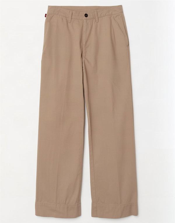 Levi's Damen-Anzughose mit weitem Bein, US 13, Größe L, W31, L34, Beige, Baumwolle