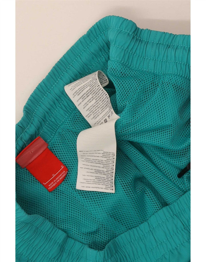 Nike Herren-Sportshorts, groß, türkisfarbenes Polyester