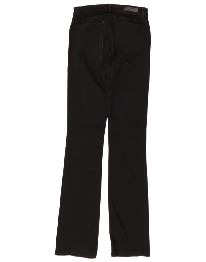 Zara Damen Bootcut Jeans EU 36 XS W26 L34 Schwarz