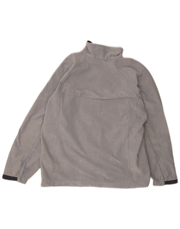 Diadora Damen-Trainingsanzug-Top-Jacke, UK 14, Größe L, grau, Polyester