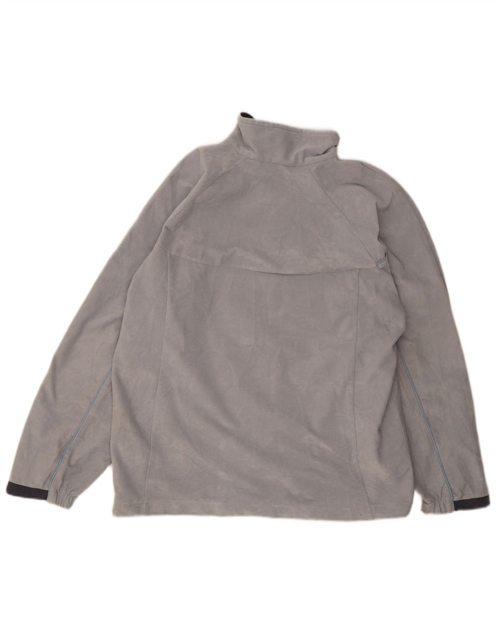 Diadora Damen-Trainingsanzug-Top-Jacke, UK 14, Größe L, grau, Polyester