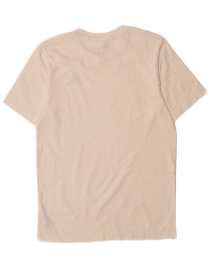 Jordan Herren T-Shirt Top Small aus weißer Baumwolle