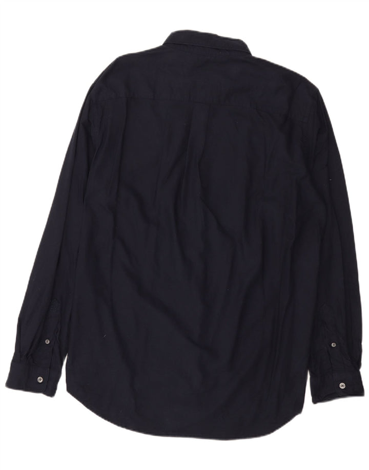 French Connection Herrenhemd XL Marineblau aus Baumwolle