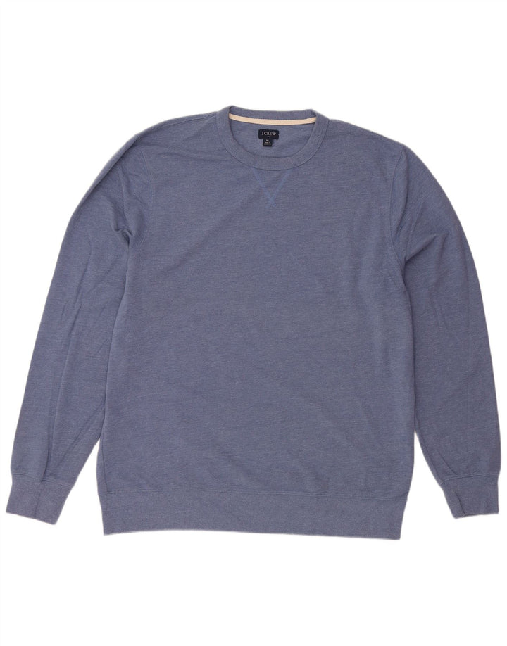 J. CREW Herren Sweatshirt Pullover XL Blau Baumwolle