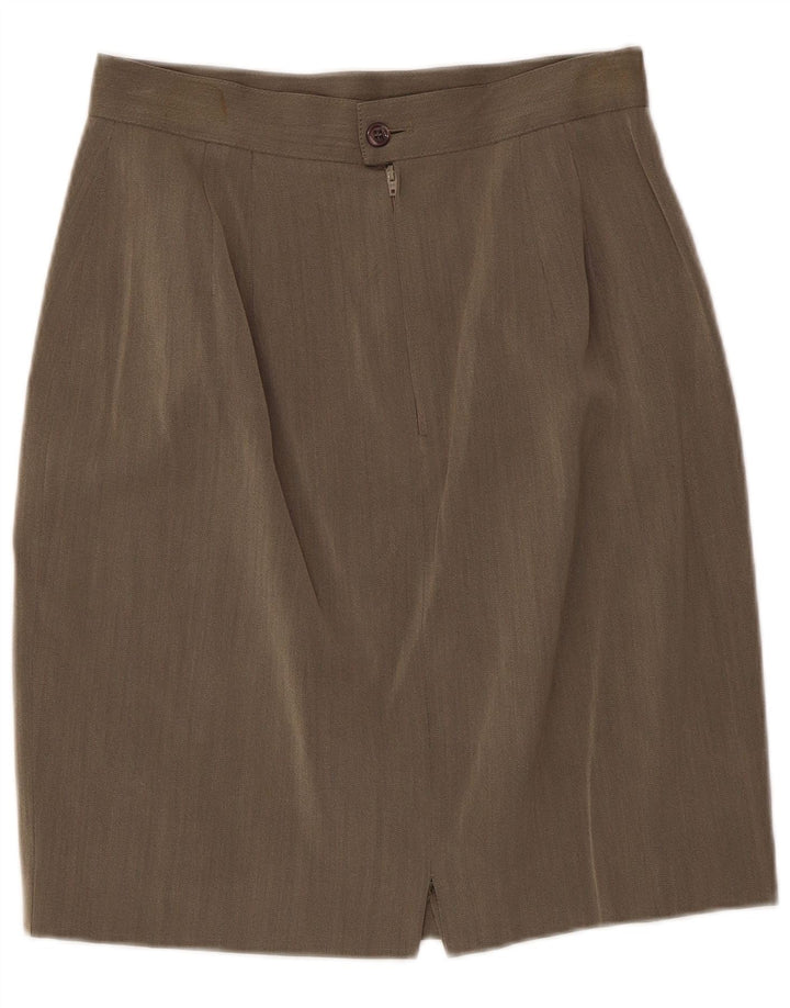HENRY COTTON Damen Bleistiftrock IT 44 Medium W28 Graue Wolle