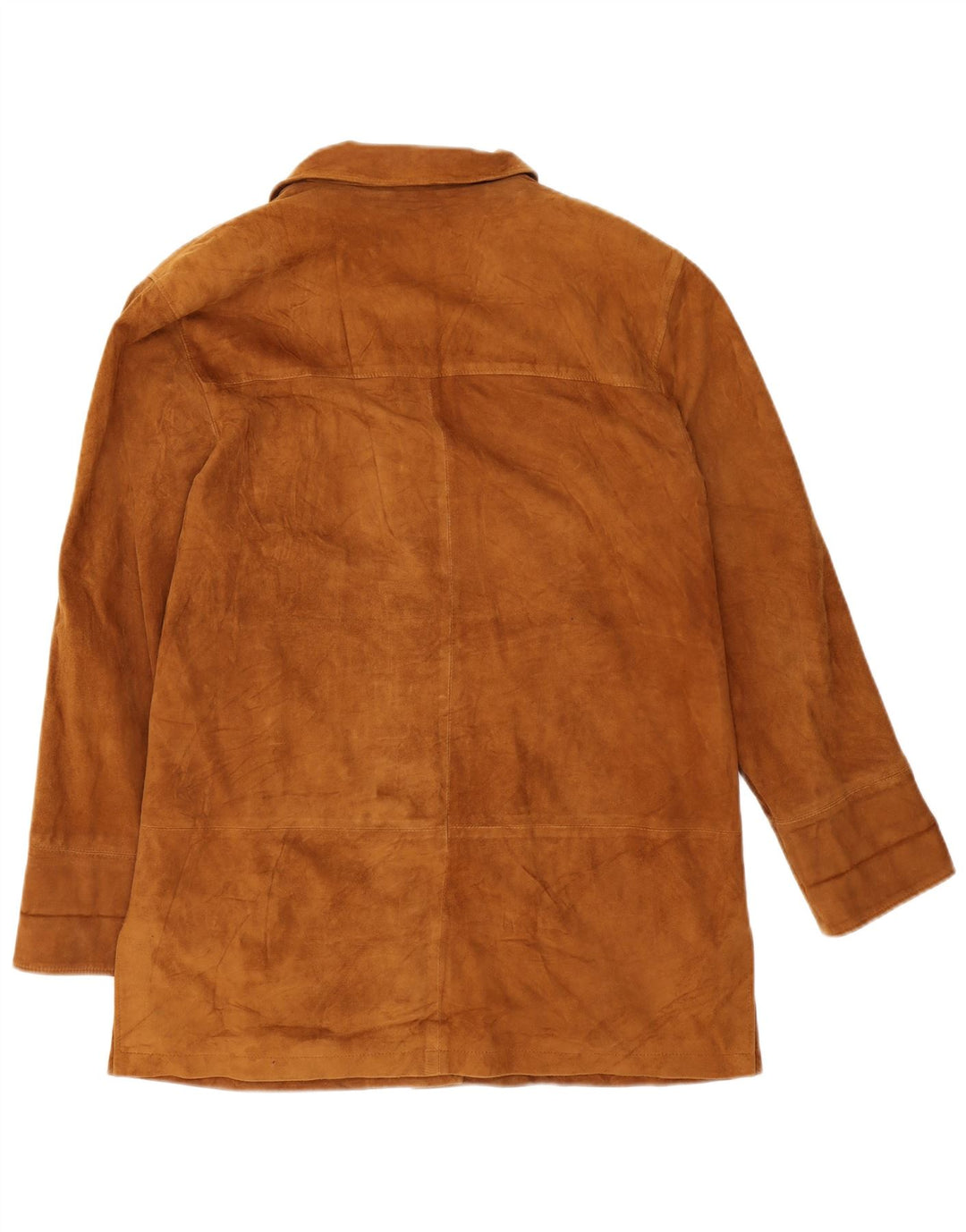 Dibi Damen Wildlederjacke IT 46 Großes braunes Leder