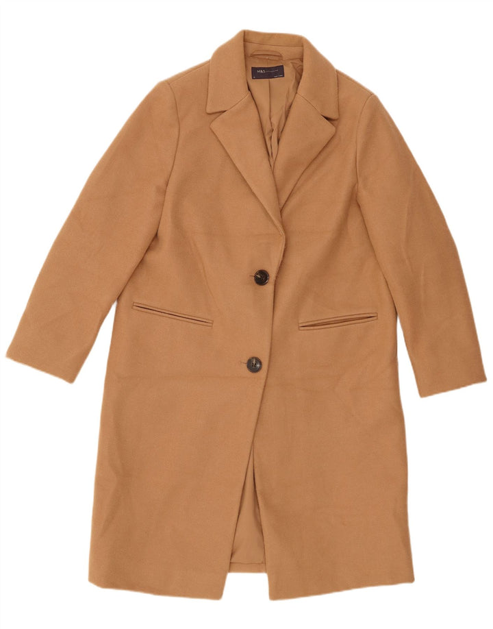 Marks & Spencer Damenmantel UK 12 Medium Beige Polyester