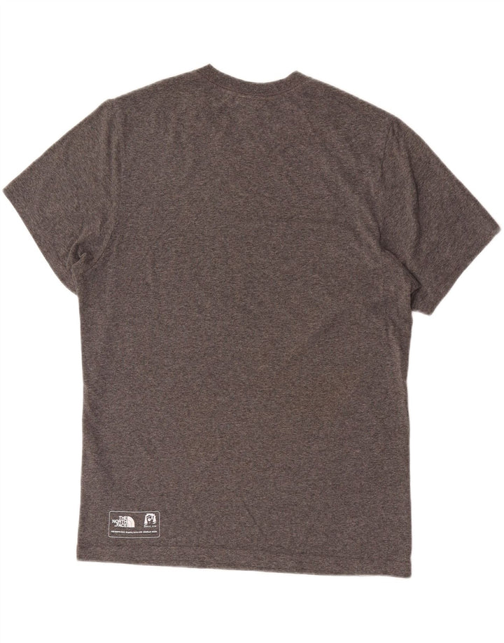 The North Face Herren-T-Shirt mit Grafik, mittelgrau gesprenkelte Baumwolle