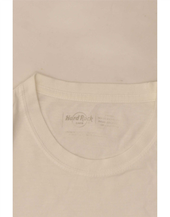 Hard Rock Cafe Herren Berlin Graphic T-Shirt Top Small Weiß
