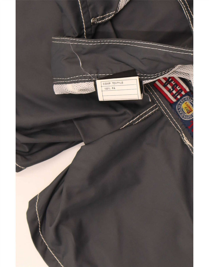 Roy Rogers Herren-Badeshorts aus mittelgrauem Polyamid