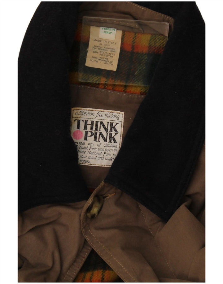 Think Pink Herrenmantel UK 44 2XL Khaki Polyester