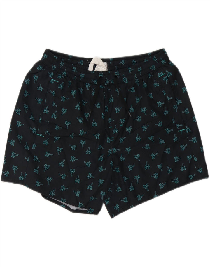 COAST Herren Badeshorts mit Grafik, Mittelschwarz, Polyester