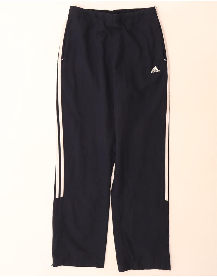 Adidas Damen-Trainingshose UK 12 Mittel Marineblau Polyester