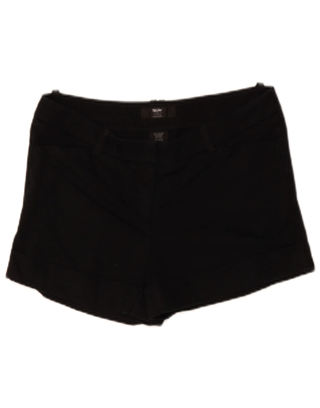 Mossimo Damen Freizeitshorts US 8 Medium W32 Schwarze Baumwolle