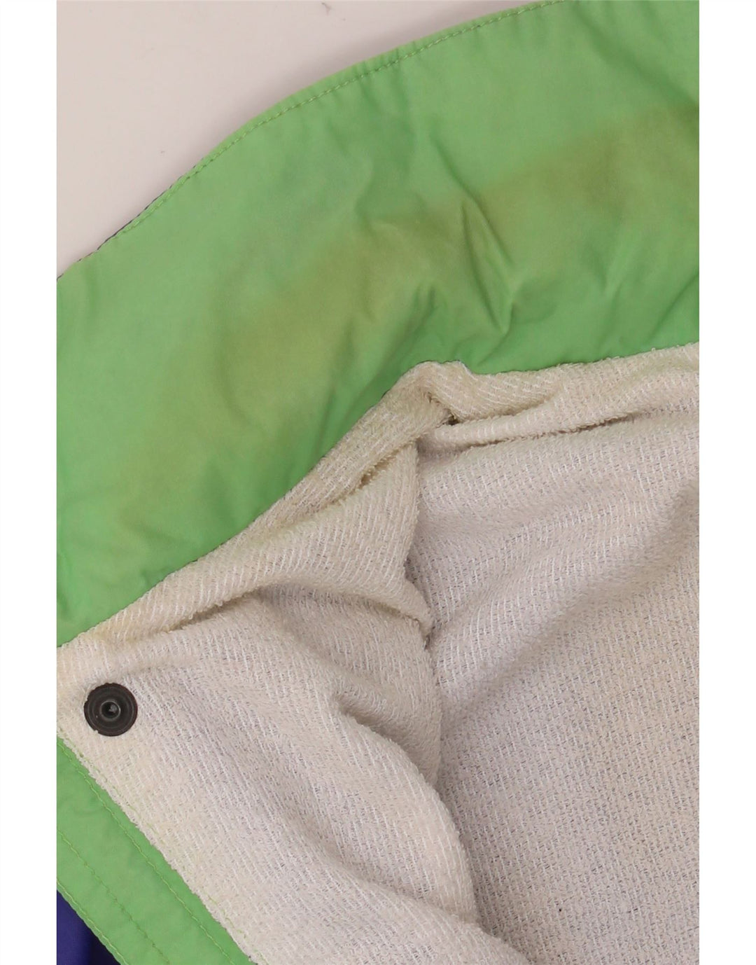 K-WAY Herren-Windbreaker-Jacke, UK 38, Mittelviolett, Colourblock-Polyamid