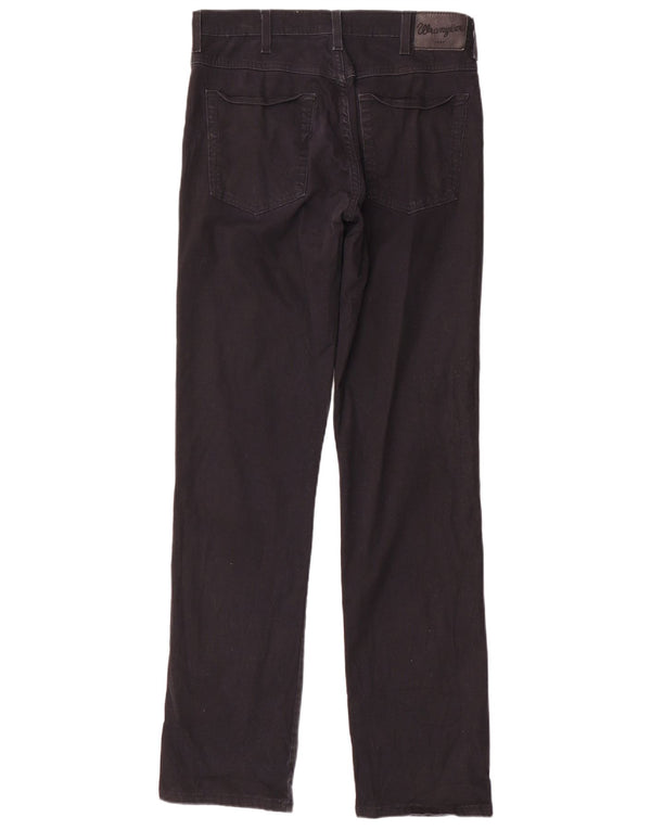 Wrangler Herren Arizona Straight Freizeithose W33 L34 Schwarze Baumwolle