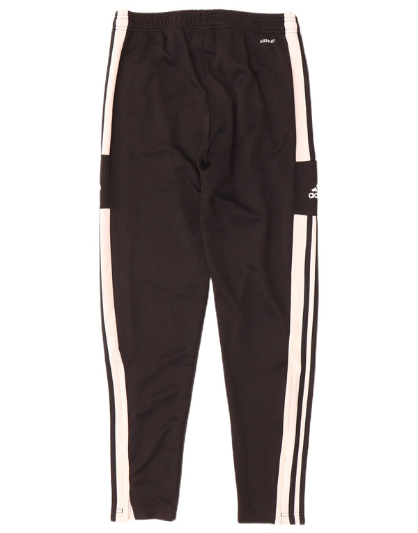 Adidas Damen Aeroready Trainingshose UK 12 Mittelschwarz Farbblock