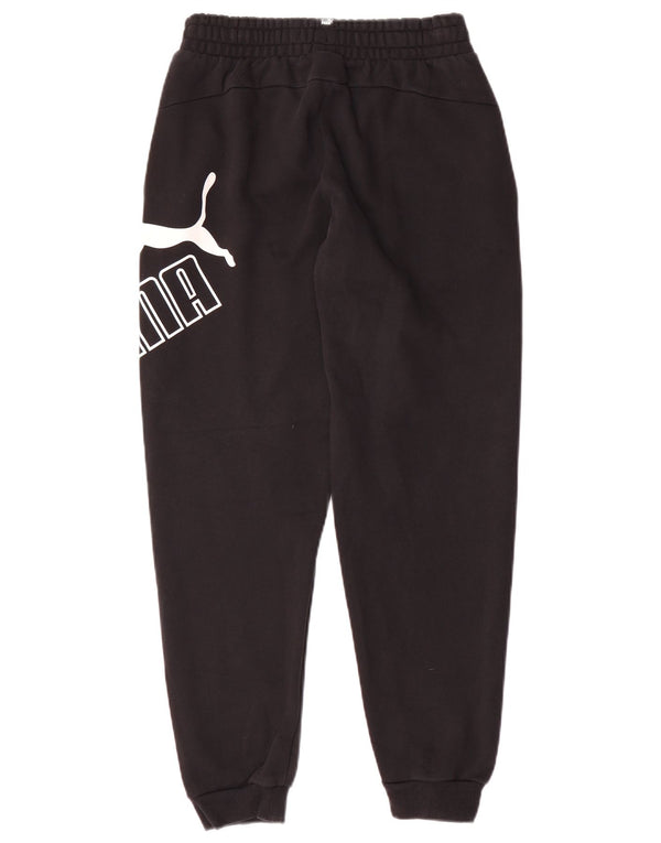 PUMA Jungen Graphic Trainingshose Jogger 13–14 Jahre, schwarze Baumwolle