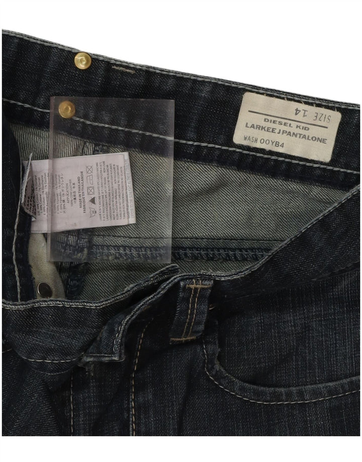 DIESEL Larkee Straight Jeans für Jungen, 13–14 Jahre, W30 L31, marineblaue Baumwolle