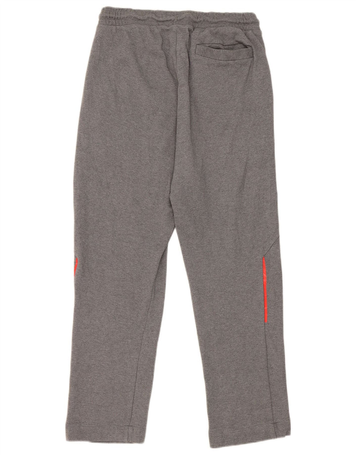 Hugo Boss Herren-Trainingshose mit Grafik, mittelgraue Baumwolle