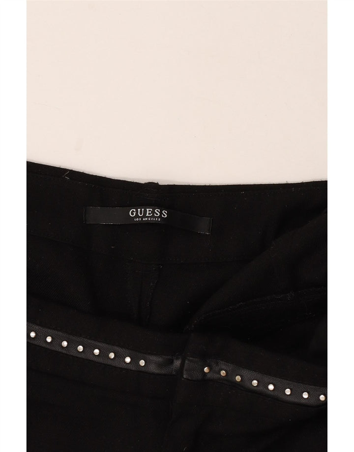 Guess Slim Chino-Hose für Damen, UK 16, Größe L, Schwarz