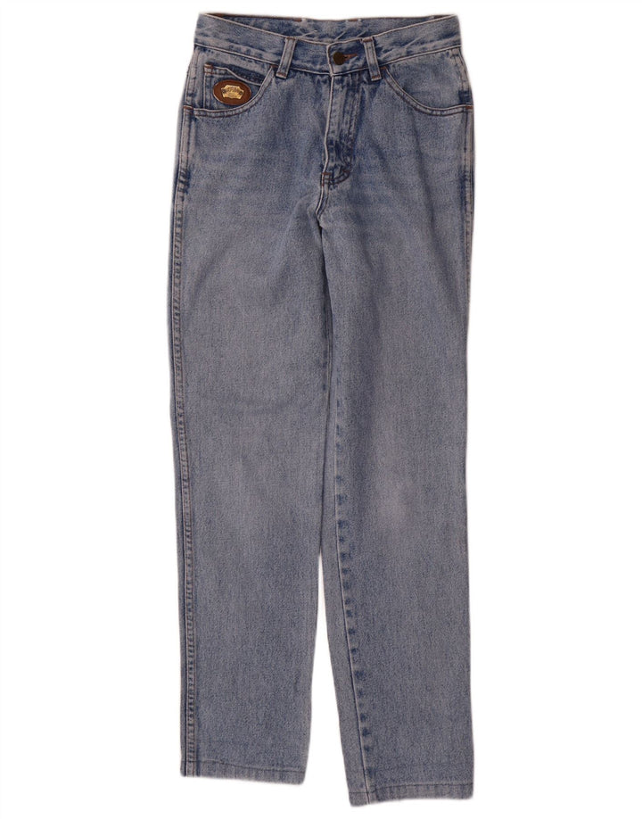 Vintage Damen Slim Jeans W26 L29 Blaue Baumwolle