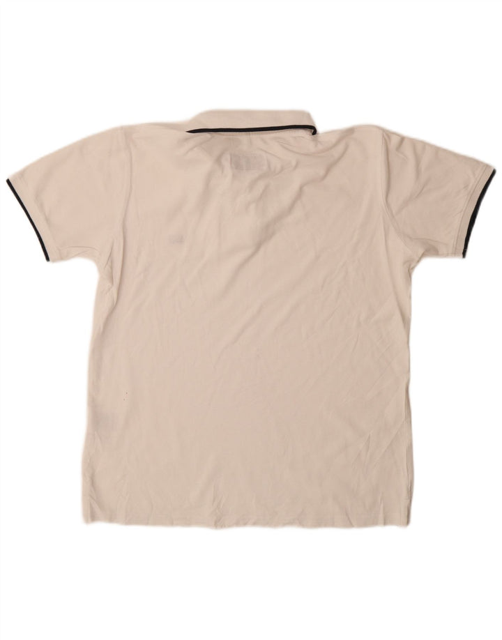 Carrera Herren-Poloshirt mit normaler Passform, mittelweiße Baumwolle