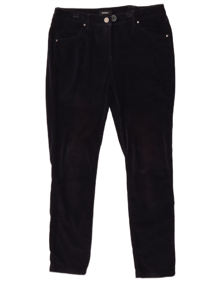 Max & Co. Schmale Freizeithose für Damen, W32, L29, Marineblau