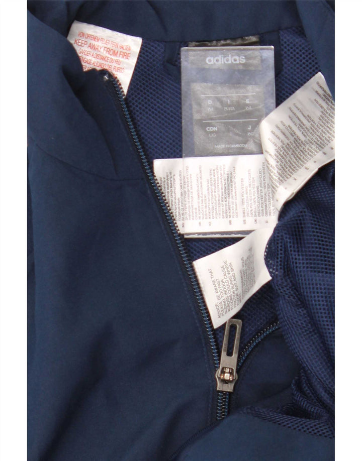 Adidas Jungen Climalite Trainingsanzug Top Jacke 13-14 Jahre Marineblau Polyester