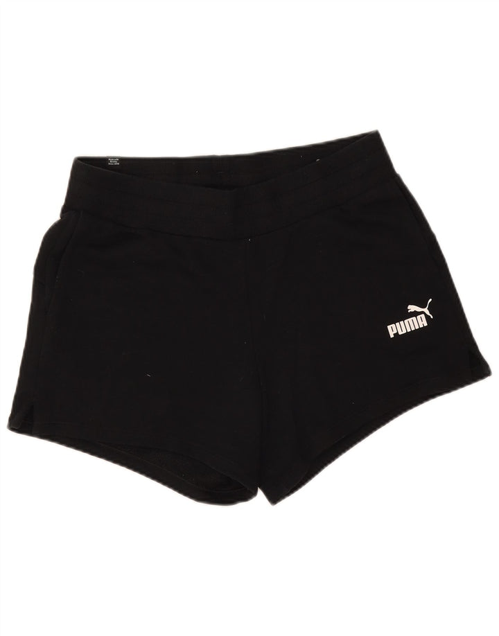 Puma Damen Sportshorts UK 12 Medium Schwarz Polyester