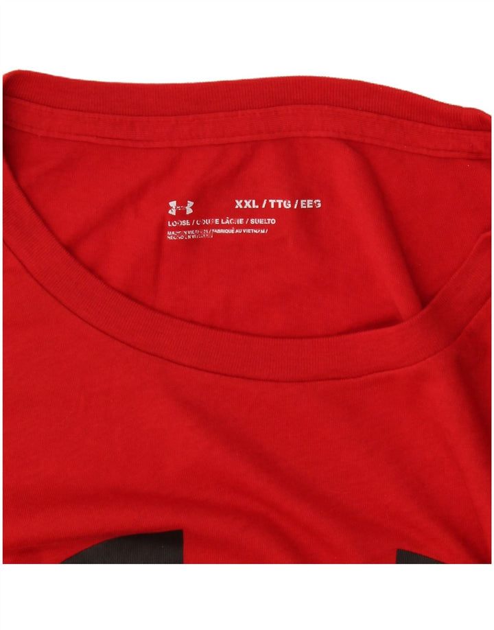 Under Armour Herren Grafik T-Shirt Top 2XL Rot