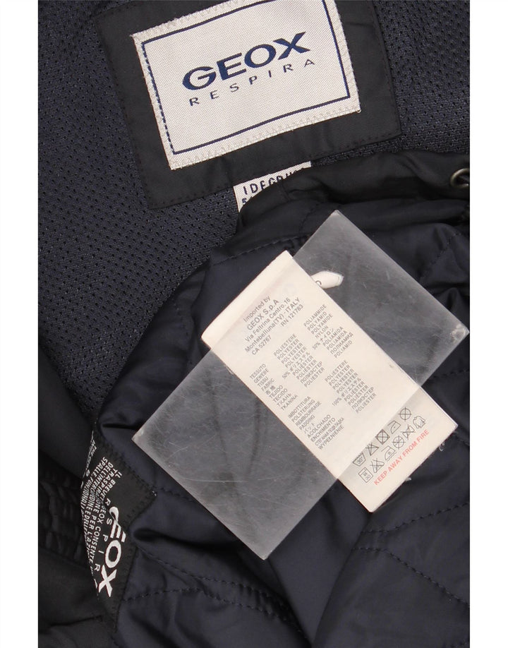 Geox Herren Respira Wattierte Jacke UK 44 2XL Marineblau Polyester