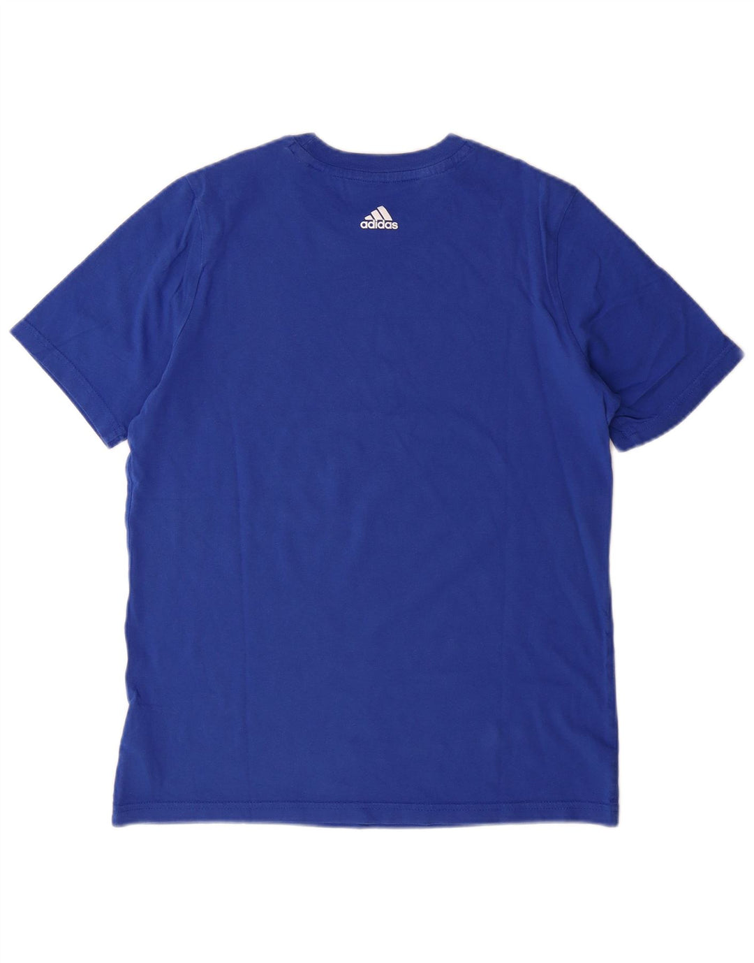 ADIDAS Grafik-T-Shirt für Jungen, 13–14 Jahre, blaue Baumwolle