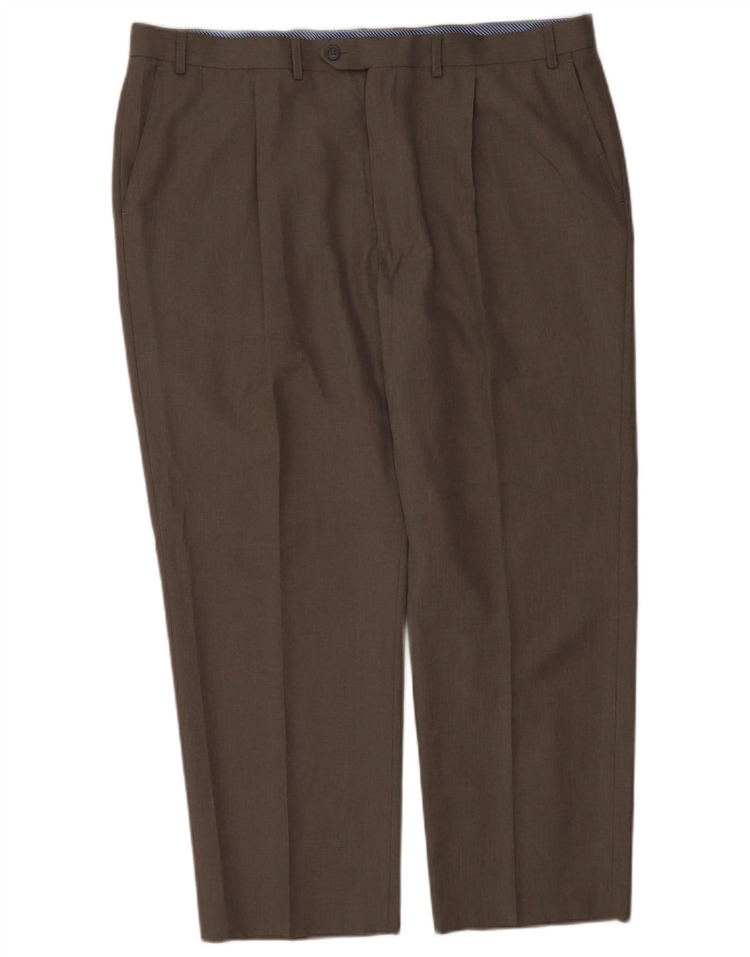 Marks & Spencer Herren-Anzughose mit maßgeschneiderter Passform, W42 L29, Grau