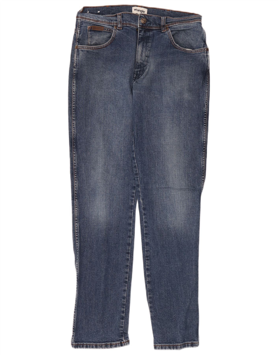 Wrangler Herren Texas Slim Jeans W33 L34 Blaue Baumwolle