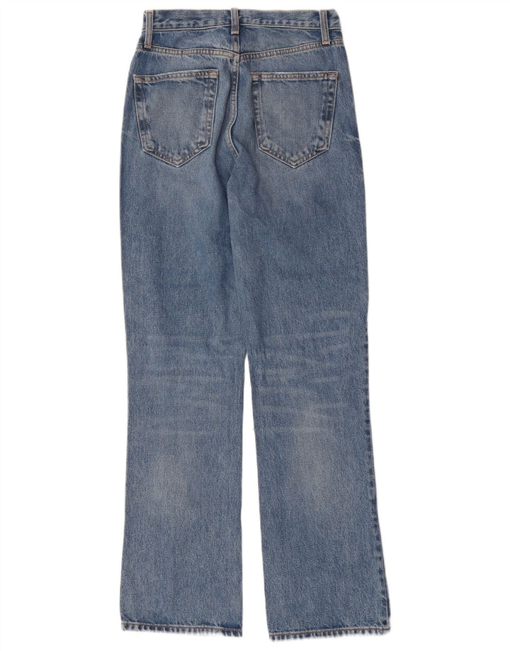 Zara Damen Bootcut Jeans EU 34 2XS W24 L30 Blau