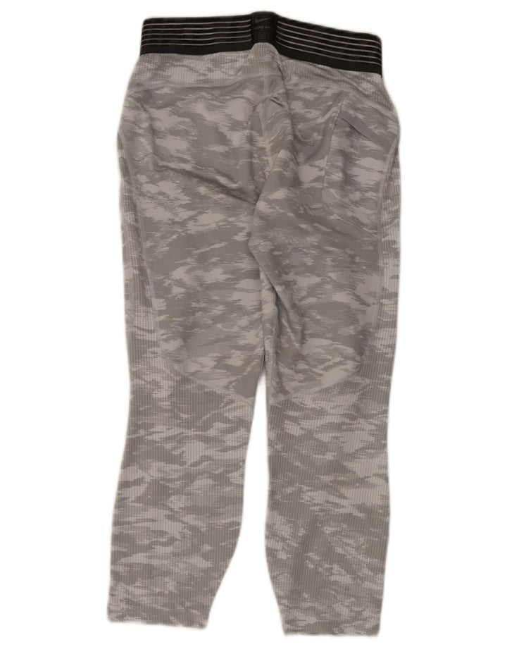 Nike Herren Dri Fit Leggings Mittelgraues Camouflage-Polyester