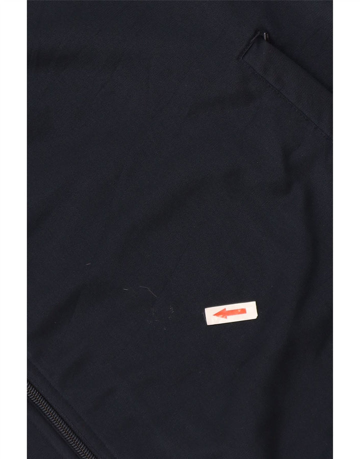 Reebok Herren-Trainingsanzug-Top-Jacke XL, Marineblau, Farbblock