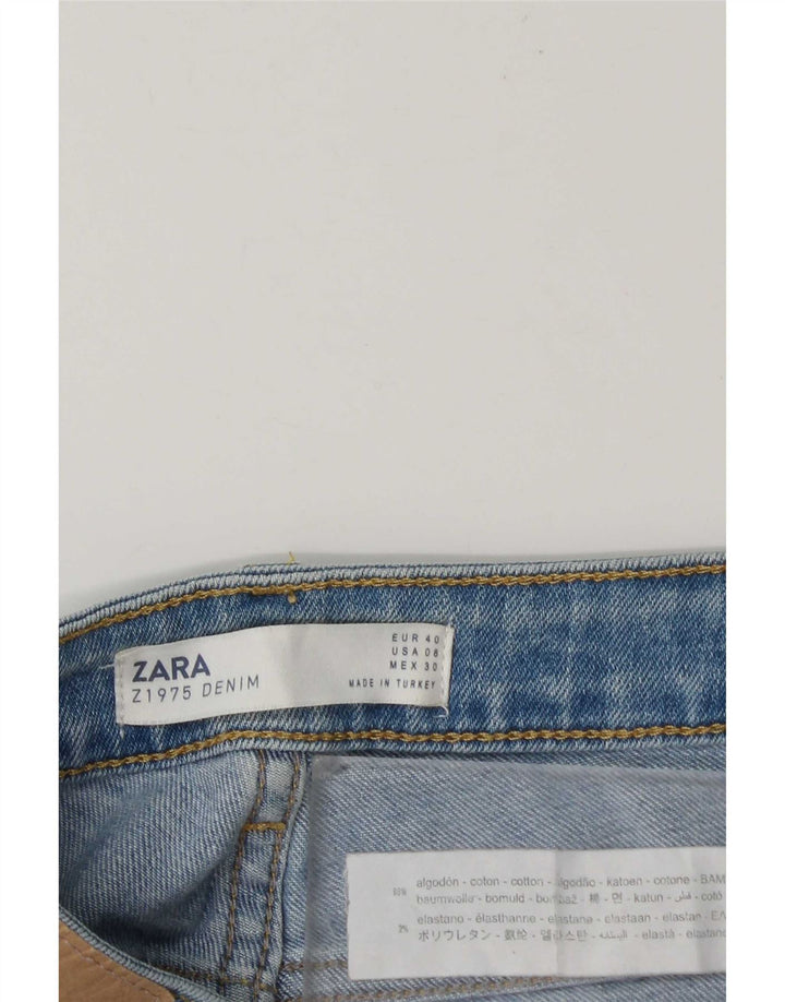 Zara Damen Slim Jeans EU 40 Medium W30 L29 Blaue Baumwolle