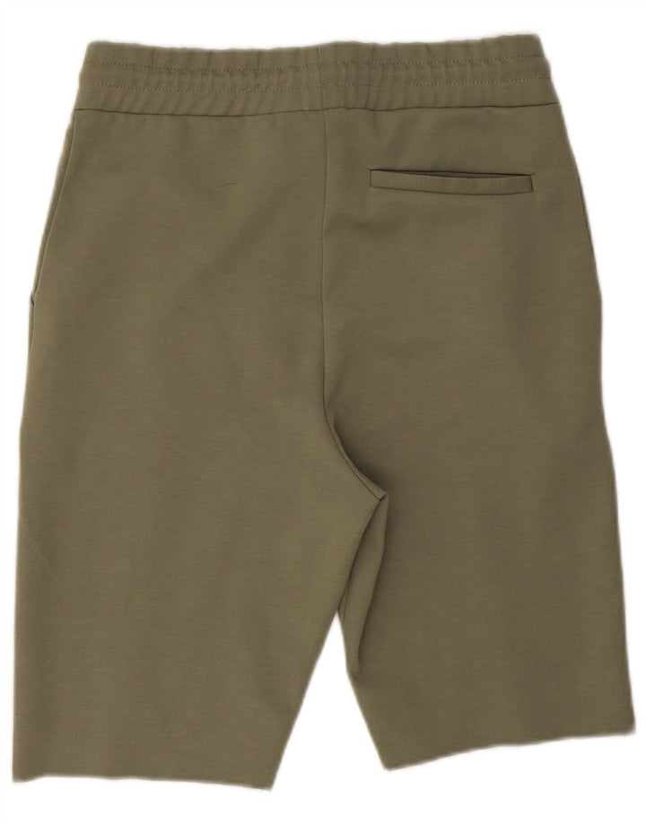 Zara Herren Sportshorts Mittelgrünes Polyester
