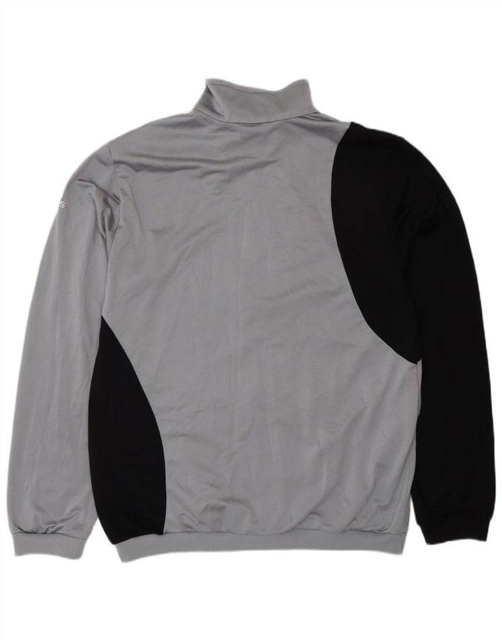 ADIDAS Herren Trainingsanzug Top Jacke UK 46/48 XL Grau Polyester
